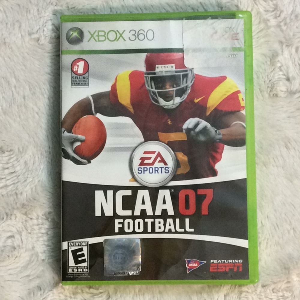 Xbox 360 NCAA 07 football game